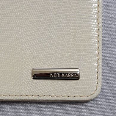 Обложка для паспорта Neri Karra из натуральной кожи 0040.cream-1