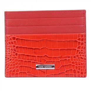 Кредитниця Neri Karra з натуральної шкіри 0136.1-35.50/301.77 червона