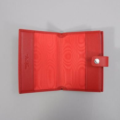 Обкладинка комбінована для паспорта та прав Neri Karra з натуральної шкіри 0031.01.25 червона