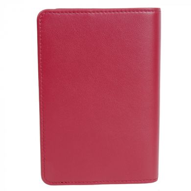 Обкладинка для паспорта Neri Karra з натуральної шкіри 0040.3-01.101 рожевий
