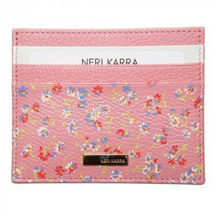 Кредитница Neri Karra из натуральной кожи 0136.115.36/36.12 розовый