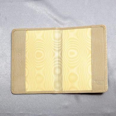 Обкладинка для паспорта Neri Karra з натуральної шкіри 0040.cream-3