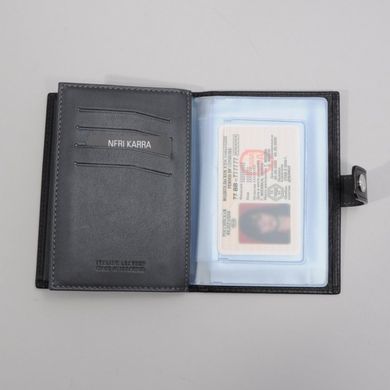 Обкладинка комбінована для паспорта та прав Neri Karra з натуральної шкіри 0031.01.01/71