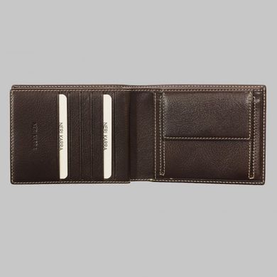 Гаманець чоловічий Neri Karra з натуральної шкіри 0394b.03.49 коричневий