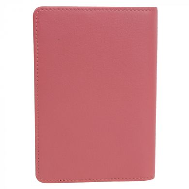 Обкладинка для паспорта Neri Karra з натуральної шкіри 0040.3-01.146 рожевий