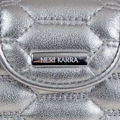 Гаманець жіночий Neri Karra з натуральної шкіри eu0503.3225144 сріблястий
