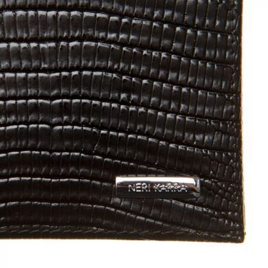 Кошелек мужской из натуральной кожи Neri Karra 0277.1-32.01/129 черный
