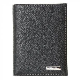 Кошелёк мужской Neri Karra из натуральной кожи 0353s.05.01/49 чёрный/коричневый