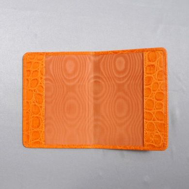 Обкладинка для паспорта Neri Karra з натуральної шкіри 0040.orange