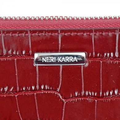 Гаманець жіночий з натуральної шкіри Neri Karra eu0535.112.50 бордовий