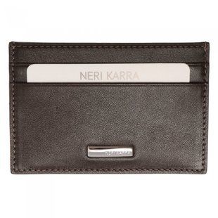 Кредитница Neri Karra из натуральной кожи 0134s.3-01.49 коричневый
