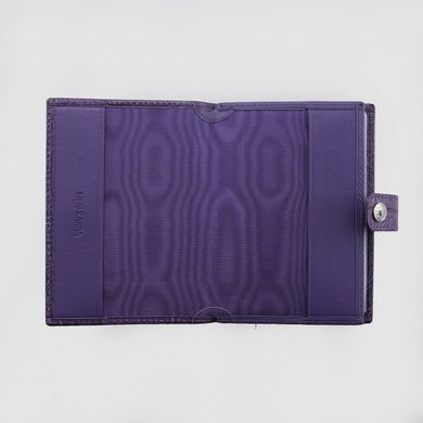 Обложка комбинированная для паспорта и прав Neri Karra из натуральной кожи 0031.1-11.31 фиолетовая