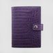 Обложка комбинированная для паспорта и прав Neri Karra из натуральной кожи 0031.1-11.31 фиолетовая:1