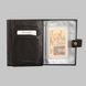 Обкладинка комбінована для паспорта та прав Neri Karra з натуральної шкіри 0031.07.01 чорний:6