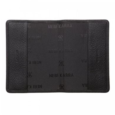 Обкладинка для паспорта Neri Karra з натуральної шкіри 0040.05.01 чорний