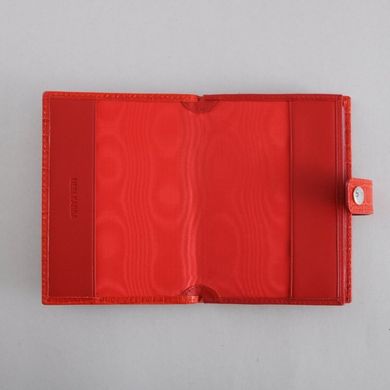 Обложка комбинированная для паспорта и прав Neri Karra из натуральной кожи 0031.1-28.25 красная
