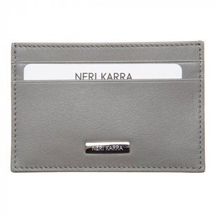 Кредитница Neri Karra из натуральной кожи 0134.3-01.11 серая