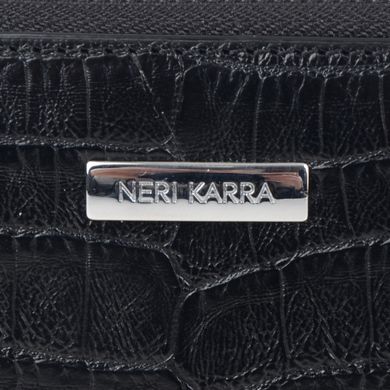 Барсетка-гаманець Neri Karra з натуральної шкіри 4102.77.01/301.01 чорний
