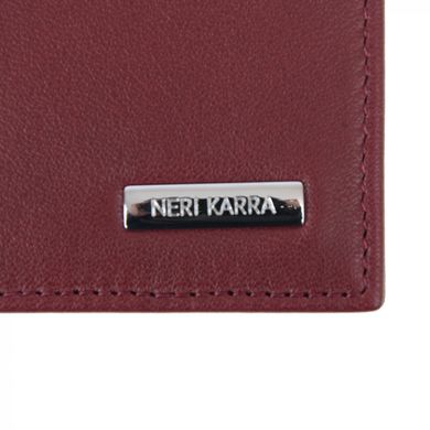 Обложка для паспорта Neri Karra из натуральной кожи 0110.3-01.150 бордовый