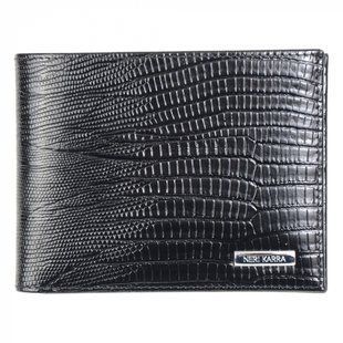 Кошелек мужской из натуральной кожи Neri Karra 0376.1-32.01/05 черный