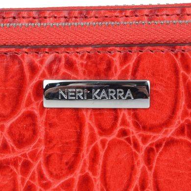 Борсетка-кошелек Neri Karra из натуральной кожи 0965n.1-20.25 красная