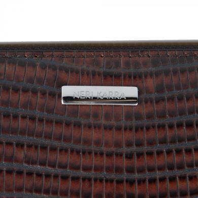 Барсетка-гаманець з натуральної шкіри Neri Karra 0948.1-32.49 коричневий