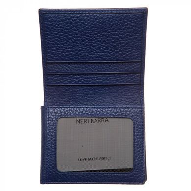 Гаманець універсальний з натуральної шкіри Neri Karra 0395.55.92 синій