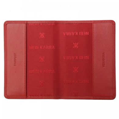Обложка для паспорта Neri Karra из натуральной кожи 0040.3-01.05 красный
