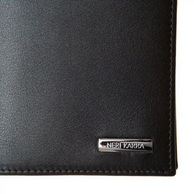 Кошелек мужской из натуральной кожи Neri Karra 0333.3-01.01 черный