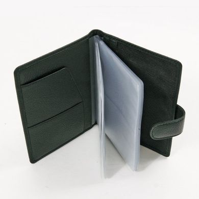 Класична візитниця Karra з натуральної шкіри k10021.504.01 чорна