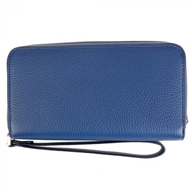 Барсетка-гаманець Neri Karra з натуральної шкіри 0950.55.07 синій