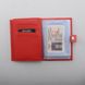 Обкладинка комбінована для паспорта і прав Neri Karra з натуральної шкіри 0031.1-27.05 червона:4