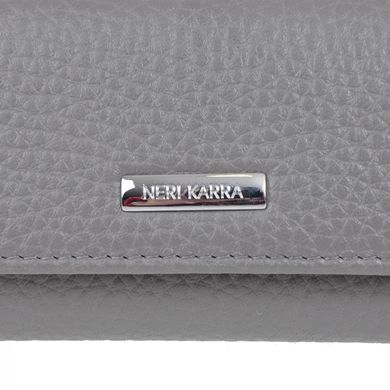 Классическая ключница Neri Karra из натуральной кожи eu3014.55.11 серый