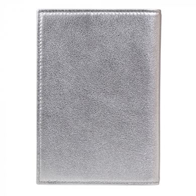 Обкладинка для паспорта Neri Karra з натуральної шкіри 0040.25.144 сріблястий