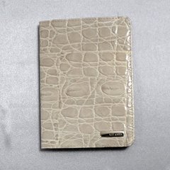 Обкладинка для паспорта Neri Karra з натуральної шкіри 0040.cream-5