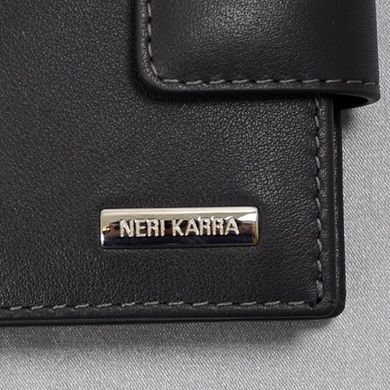Кошелек мужской Neri Karra из натуральной кожи 0360.01.71 тёмно серый