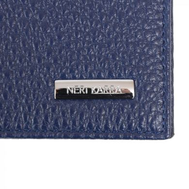 Обкладинка для паспорта Neri Karra з натуральної шкіри 0040.55.92 синій