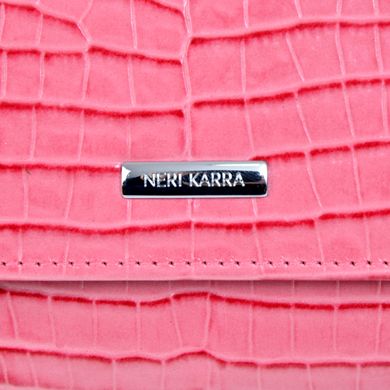 Гаманець жіночий з натуральної шкіри Neri Karra eu0577.1-35.35 рожевий