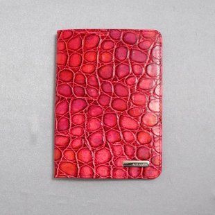 Обкладинка для паспорта Neri Karra з натуральної шкіри 0040.fuchsia