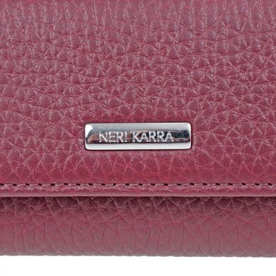 Классическая ключница Neri Karra из натуральной кожи eu3014.55.10 бордовый