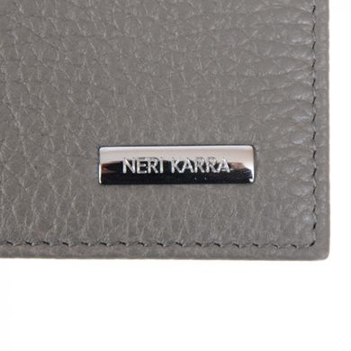 Обложка для паспорта Neri Karra из натуральной кожи 0040.55.11 серый