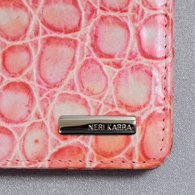Обкладинка для паспорта Neri Karra з натуральної шкіри 0040.pink-2
