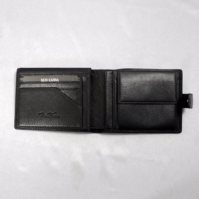 Кошелек мужской Neri Karra из натуральной кожи 0383.03.01 черный