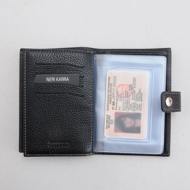 Обкладинка комбінована для паспорта і прав Neri Karra з натуральної шкіри 0351s.05.01