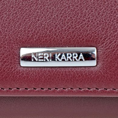 Кошелек женский Neri Karra из натуральной кожи eu0557.3-01.153 бордовый